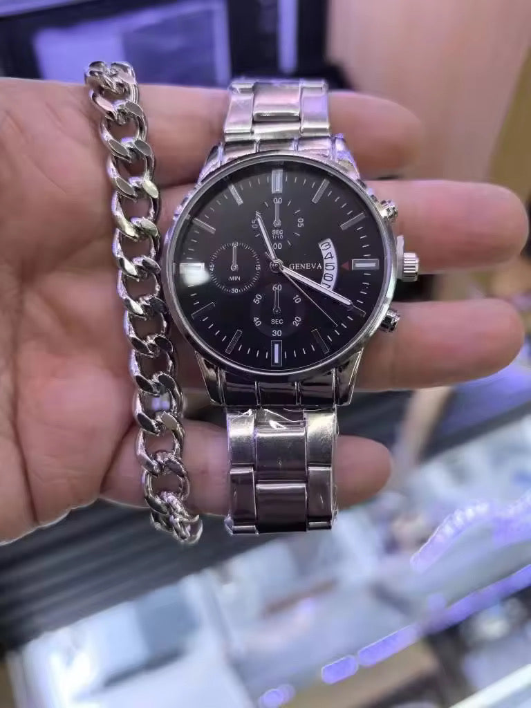 Montre et bracelet pour homme